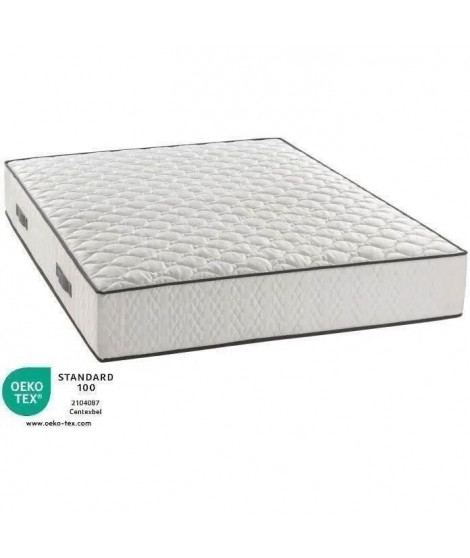 Matelas 140x200 cm - 580 ressorts ensachés - 7 zones de confort - 24 cm - DEKO DREAM Détente