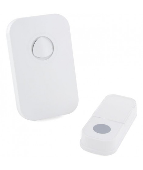 Carillon - CHACON - Sans fil sur batterie - 120 m - Blanc