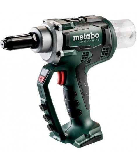 Riveteuse sans fil - METABO - NP 18 LTX BL 5.0 - 18 V - MetaBOX 145 L