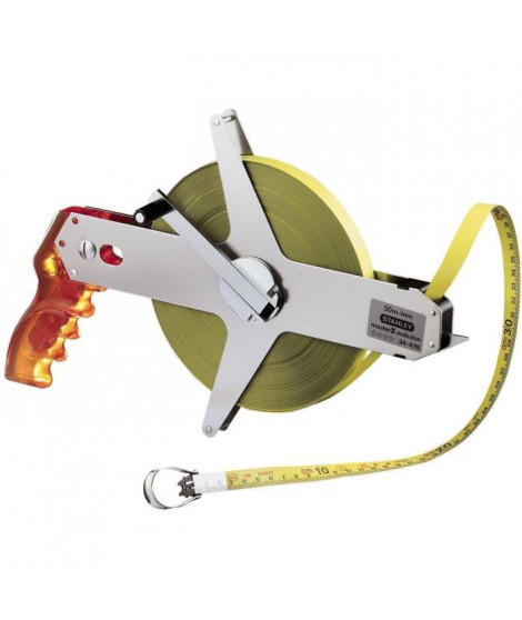 Mesure - STANLEY - 1-34-478 - Longue - 50 m x 12,7 mm - Ruban Acier - Mabolon Master II