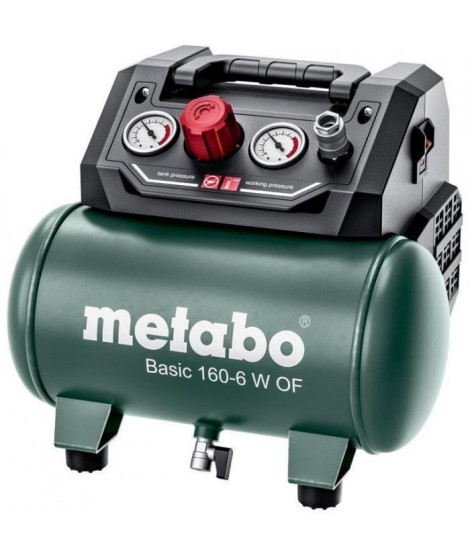 Compresseur - METABO - Basic 160-6 W OF - Raccord rapide universel