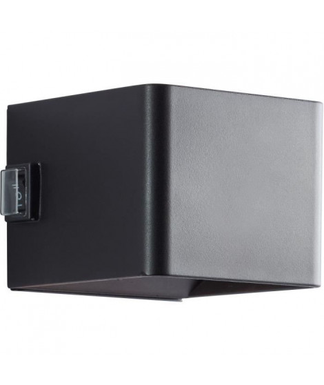 Applique magnétique d'extérieur - ISEO - BRILLIANT - Rechargeable - Noir - LED - Détecteur - 4W - 300lm - 3000K - USB
