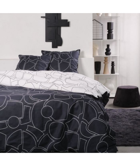 Parure de lit 2 personnes - TODAY - Sunshine 13.6 -  220 x 240 cm - 100% Coton imprimé