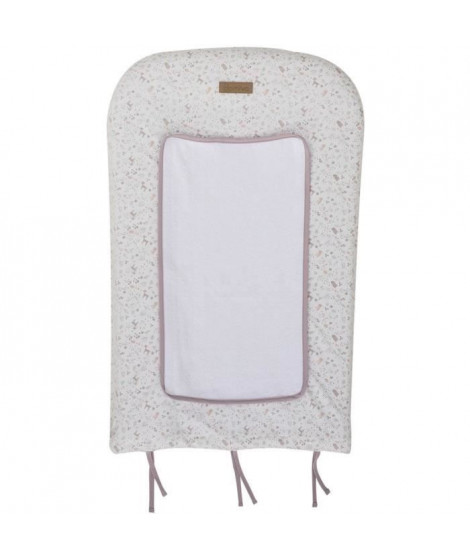 Matelas a langer + Housse avec 1 éponge imperméable - DOMIVA - LILAS