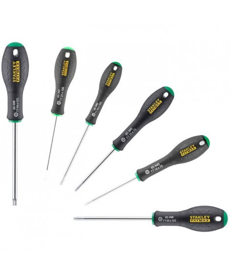Jeu de 6 Tournevis - STANLEY FATMAX - 0-65-099 - Tamper Torx