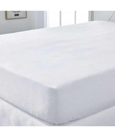 Protege matelas absorbant - TODAY - Essential - Pour lit 2 personnes - 140 x 190 cm - Anti-acarien