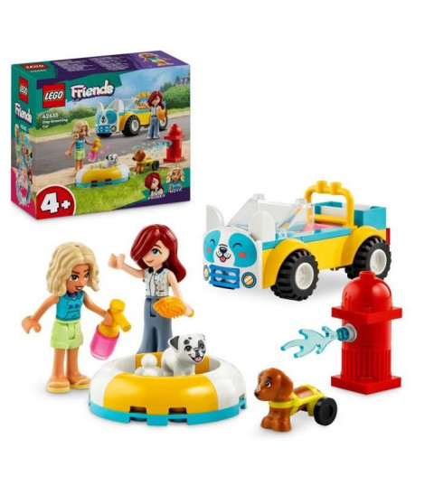 LEGO Friends 42635 La voiture de toilettage canin - Jouet sur le theme des animaux