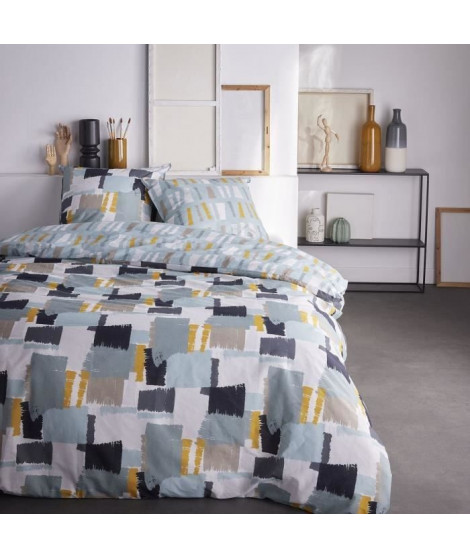 Parure de lit 2 personnes - TODAY - Sunshine 15.23 - 220 x 240 cm - 100% Coton imprimé