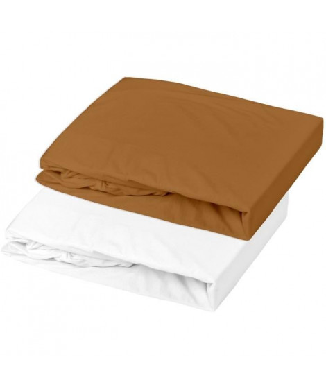 Alese polyuréthane + Drap housse - 60x120 cm - Caramel