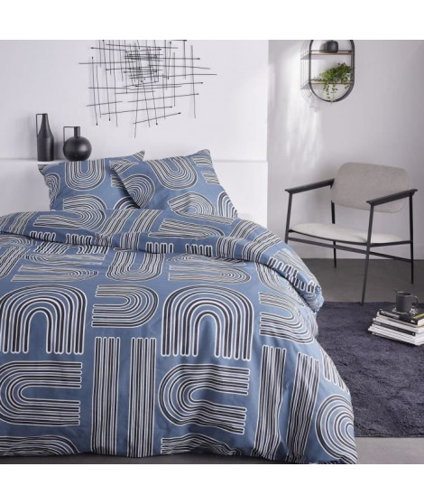 Parure de lit 2 personnes - TODAY - Sunshine 15.26 - 220 x 240 cm - 100% Coton imprimé