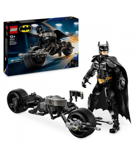 LEGO DC Batman 76273 La figurine de Batman a construire et la moto Bat-Pod