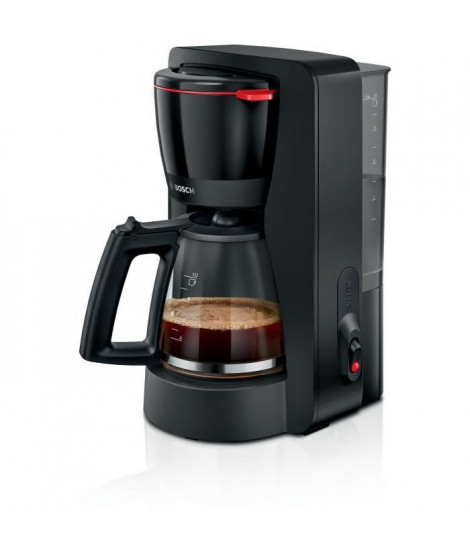 Cafetiere Filtre - BOSCH - TKA2M113 MyMoment - Noire - Capacité 1,25L - verseuse verre - systeme anti-gouttes