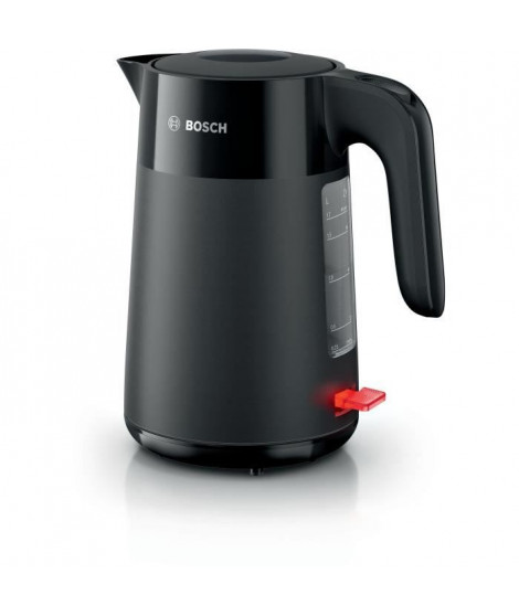 Bouilloire - BOSCH - TWK2M163 MyMoment - Noire Mate - indicateur de tasses - niveau d'eau visible au niveau de la poignée