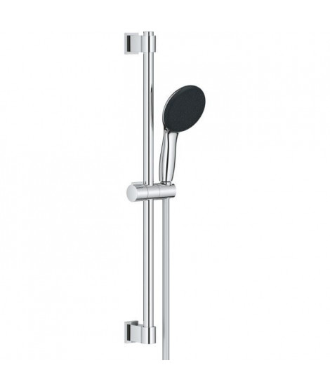 Ensemble de douche avec pommeau 1 jet, barre 60cm et flexible 1,75m - GROHE Vitalio Start 110 27942001 - Economie d'eau - Chromé