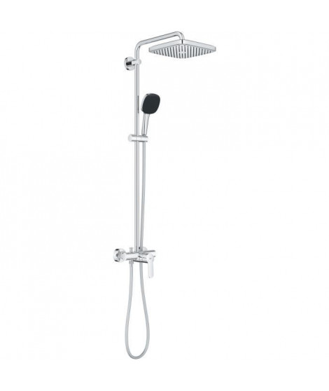Colonne de douche avec mitigeur monocommande - Economie d'eau - GROHE Vitalio Comfort 250 - Chromé - 26985001