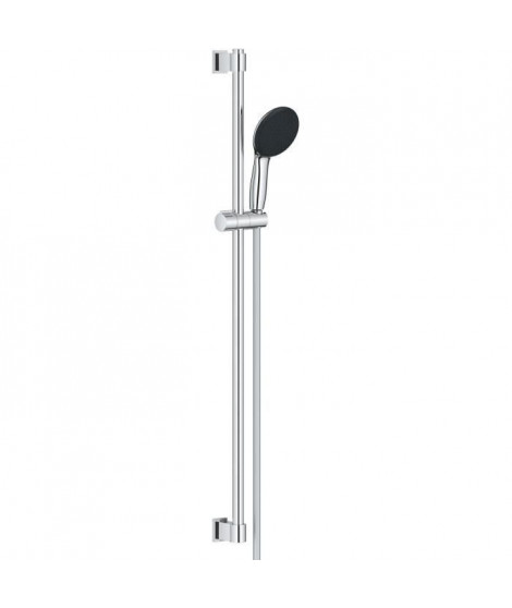 Ensemble de douche avec pommeau 1 jet, barre 90cm et flexible - GROHE Vitalio Start 110 26953001 - Economie d'eau - Chromé