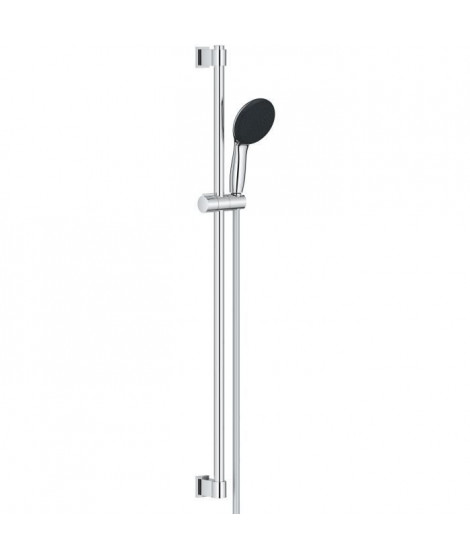 Ensemble de douche avec pommeau 2 jets, barre 90cm et flexible - GROHE Vitalio Start 110 26954001 - Economie d'eau - Chromé