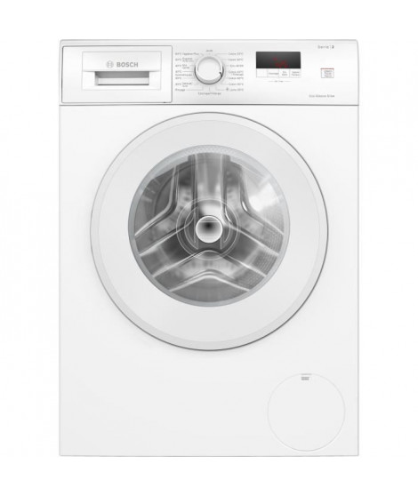 Lave-linge hublot BOSCH SER2 WGE02406FR - 7 kg - 1400 trs/min - Induction - Blanc