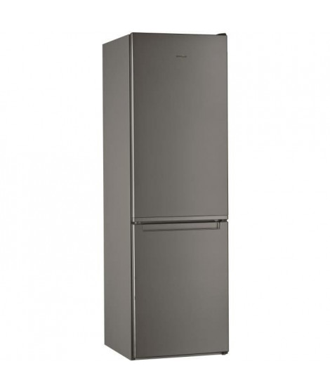 Réfrigérateur congélateur bas - WHIRLPOOL W5821EOX2 - 339 L (228L +97 L) - Froid statique - L59,5 cm x H 188,8 cm - Optic inox
