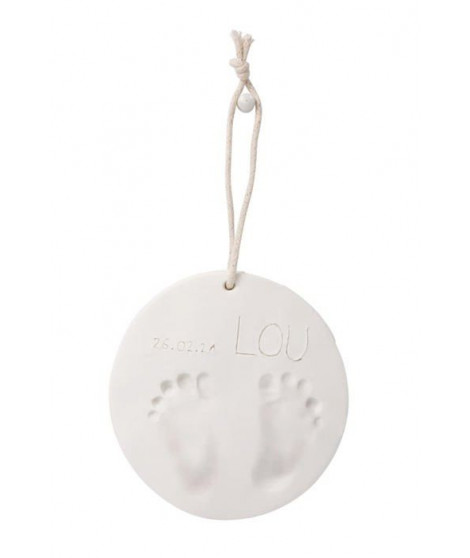 Baby Art Pure Print - Kit Empreintes Mains et Pieds Bébé : Créez un Médaillon Précieux, Cadeau Naissance, Nouveau-né ou Bapteme