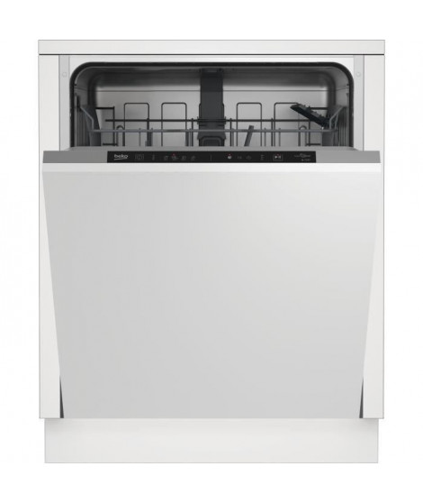 Lave-vaisselle intégrable BEKO BFDIN14310 - 13 couverts - Standard - L60cm - 49dB - Blanc
