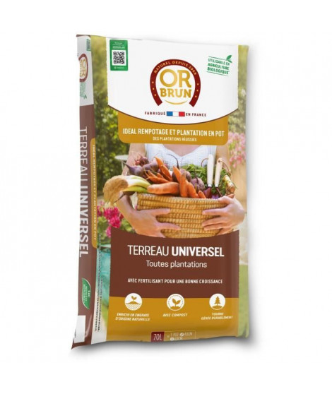 Terreau universel - OR BRUN - OBRTUNI70N - 70 L