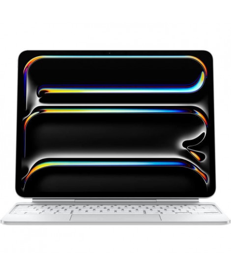Apple - Clavier Magic Keyboard pour iPad Pro 13 (M4) - Blanc