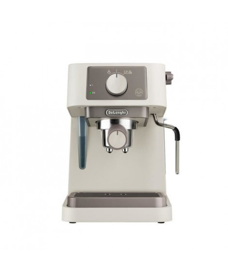 Machine a expresso - DELONGHI - STILOSA EC235.CR - Solo pompe - Bouilloire inox - Compatible ESE - Buse vapeur - Finition creme