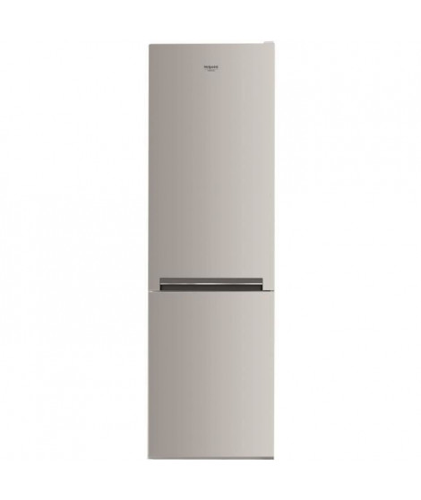 Réfrigérateur congélateur bas - HOTPOINT H8A2ES - 337 L (226L +111 L) - Froid brassé - Classe E - L69 cm x H 193,5 cm - silver