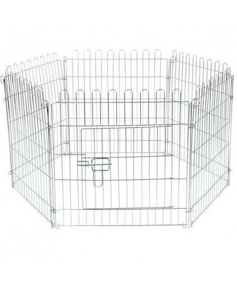 Enclos extérieur hexagonal pour rongeurs - KERBL - 56,5 x 56,5 cm