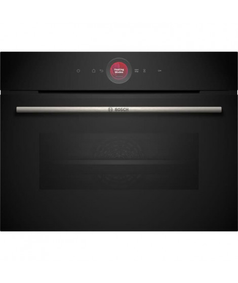 Four multifonction Pyrolyse Softclose - BOSCH  SER8 CBG7741B1 Noir - Vol four : 47l - 12 modes de cuisson - H455xL594xP548mm