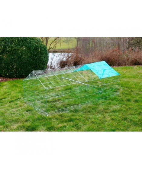 Enclos extérieur pour rongeur - KERBL - Antifugue - 180 x 90 x 75 cm