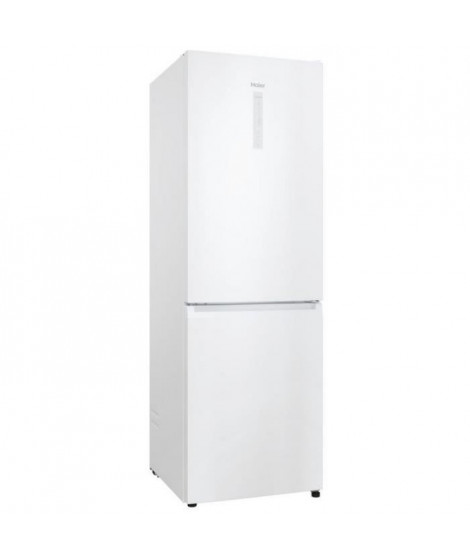 Réfrigérateur combiné - HAIER - HDW3618DNPW - Classe D - 341 L - 36 dB - Blanc