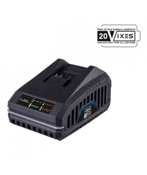 Chargeur de batterie - SCHEPPACH - 4,5 A - SBC4.5A - Charge les batteries Li-ion de la gamme Scheppach 20V IXES