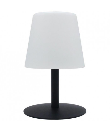 Lampe de table sans fil - LUMISKY - STANDY MINI Dark - H25 cm - Pied en acier noir - LED blanc chaud et blanc