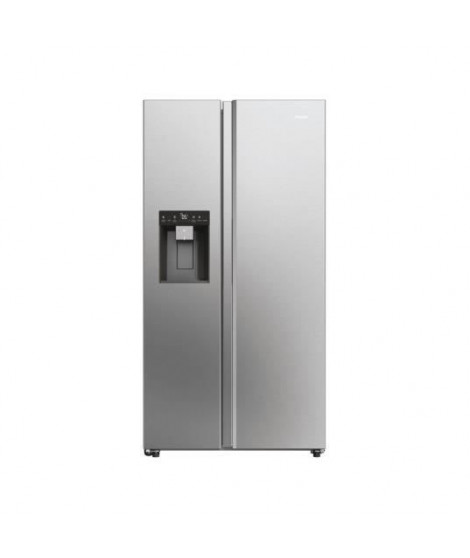 Réfrigérateur Américain - HAIER - HSW59F18EIMM - Classe E - 601 L - 36 dB - Platinium
