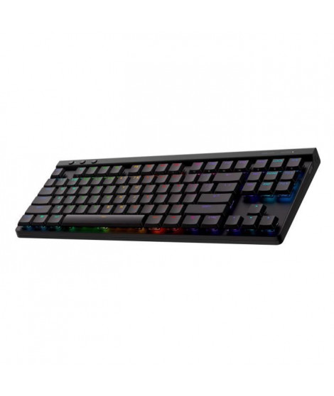 Clavier Gamer - Sans fil - Logitech G - G515 TKL Lightspeed - Mécanique Linear - RGB - AZERTY - Noir