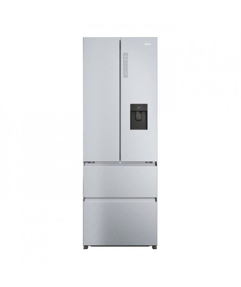 Réfrigérateur Multi-Portes - HAIER - HFR5720EWMG - Classe E - 477 L - 37 dB - Silver