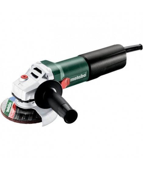 Set Meuleuse d'angle - METABO - WEQ 1400-125 - Ecrou de serrage M-Quick