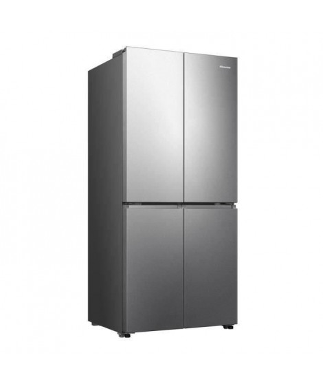 Réfrigérateur américain HISENSE - RQ5P470SEIE - 4 portes - Classe énergétique E - 84,2 x 74,4 x 188,5 cm - Inox