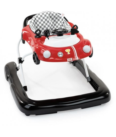 BRIGHT STARTS Trotteur 3 en 1, petit bolide, 3 modes de jeux évolutifs, rouge