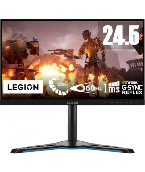 Ecran PC Gamer - LENOVO Legion Y25g-30 - 25 FHD 360Hz  IPS 1ms HDR  HDMI USB-C, G-Sync
