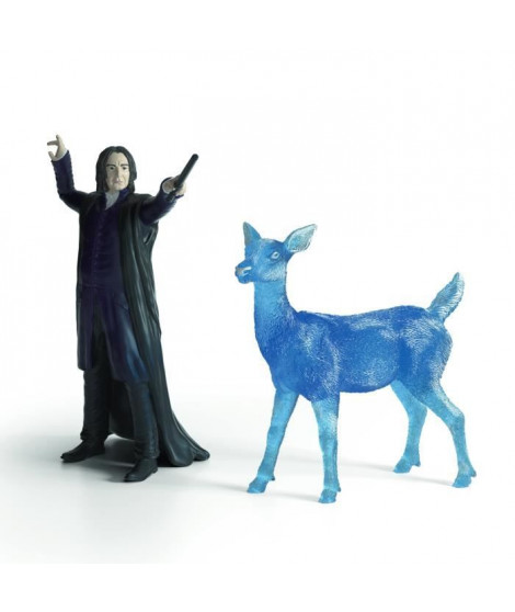 Figurine Rogue et son Patronus, SCHLEICH 42683 Harry Potter, des 6 ans