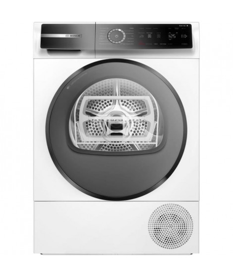 Seche-linge pompe a chaleur - BOSCH SER8 - WQB245A0FR - 9,0 kg - Moteur Induction - A+++ - L60cm - Blanc