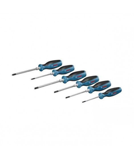 Set de 6 tournevis plat
