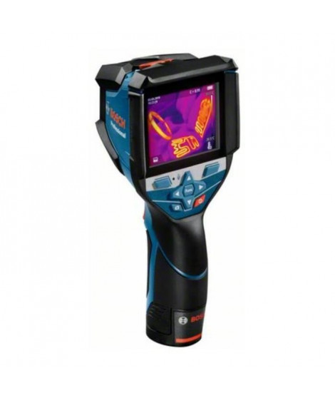 Caméra thermique Bosch Professional GTC 600 C avec batterie 12V 2,0Ah, chargeur rapide, cable USB-C, calage, en L-Boxx - 0601…