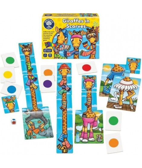 Les girafes et leurs foulards colorés - ORCHARD