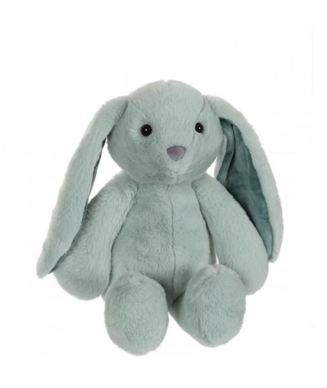 Peluche Lapin Trendy Bunny - GIPSY TOYS - Vert d'Eau, 28 cm