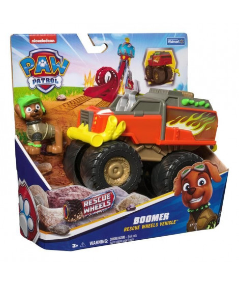 SPIN MASTER VÉHICULE + FIGURINE RESCUE WHEELS BOOMER La Pat' Patrouille