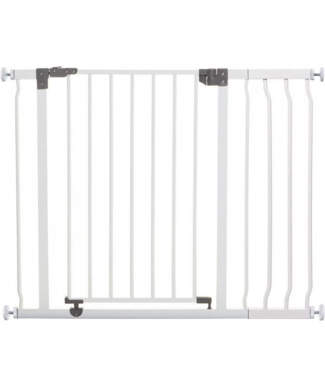 Barriere de sécurité et extension 18 cm - DREAMBABY - LIBERTY - 1 barriere + 1 extension - 93-99 cm - Blanc
